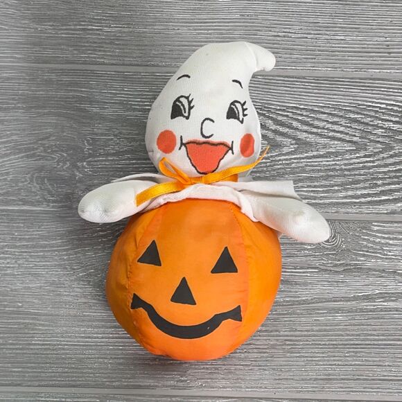 2019 Dan Dee Witch 8in Halloween Plush Spooky Green Purple Pink Hair Soft Toy - Picture 1 of 6